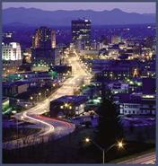 Asheville by night